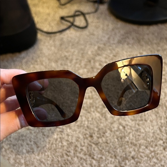 Burberry Brown Square Sunglasses